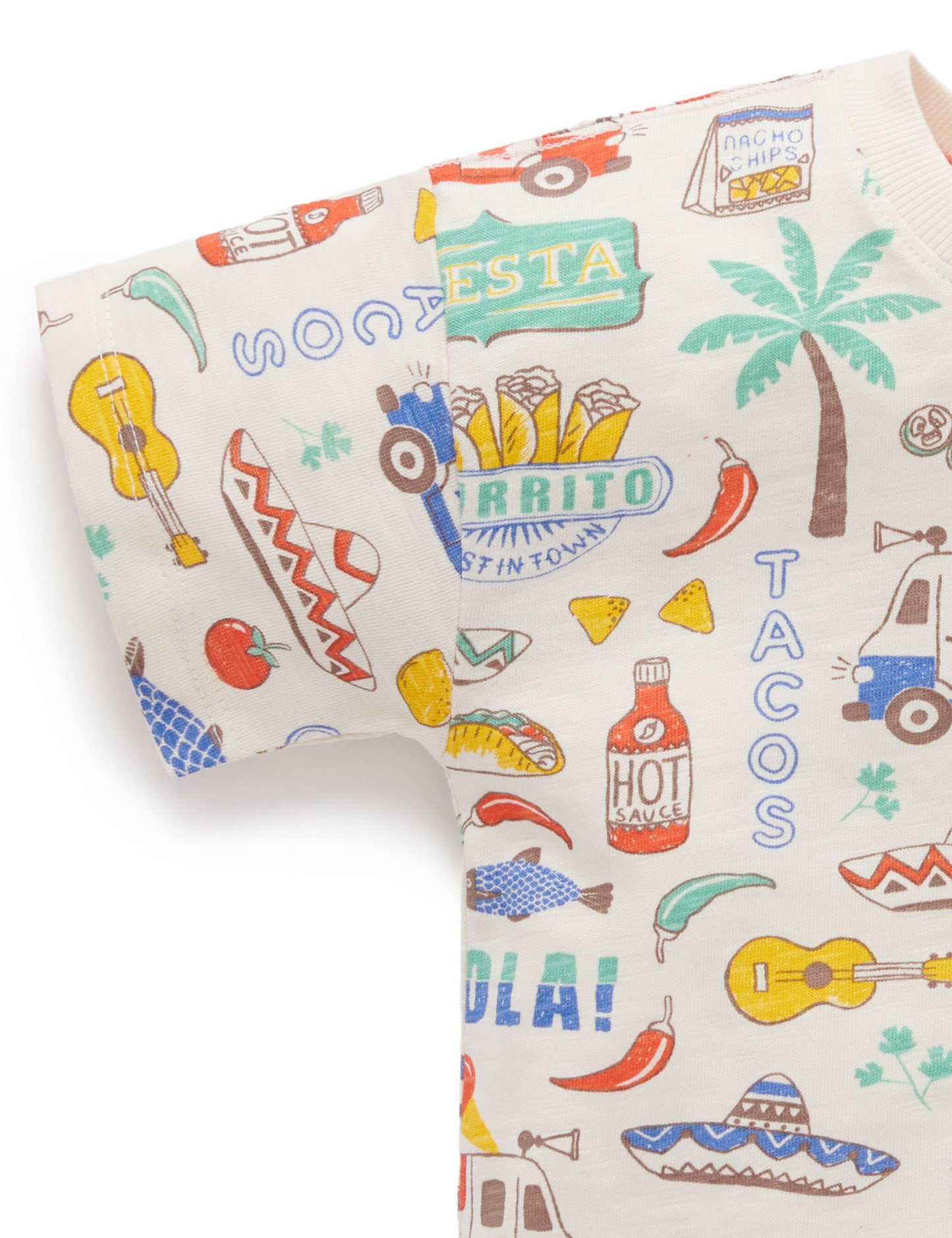 Purebaby ピュアベビー FIESTA OVERSIZED TEE PB2020S25