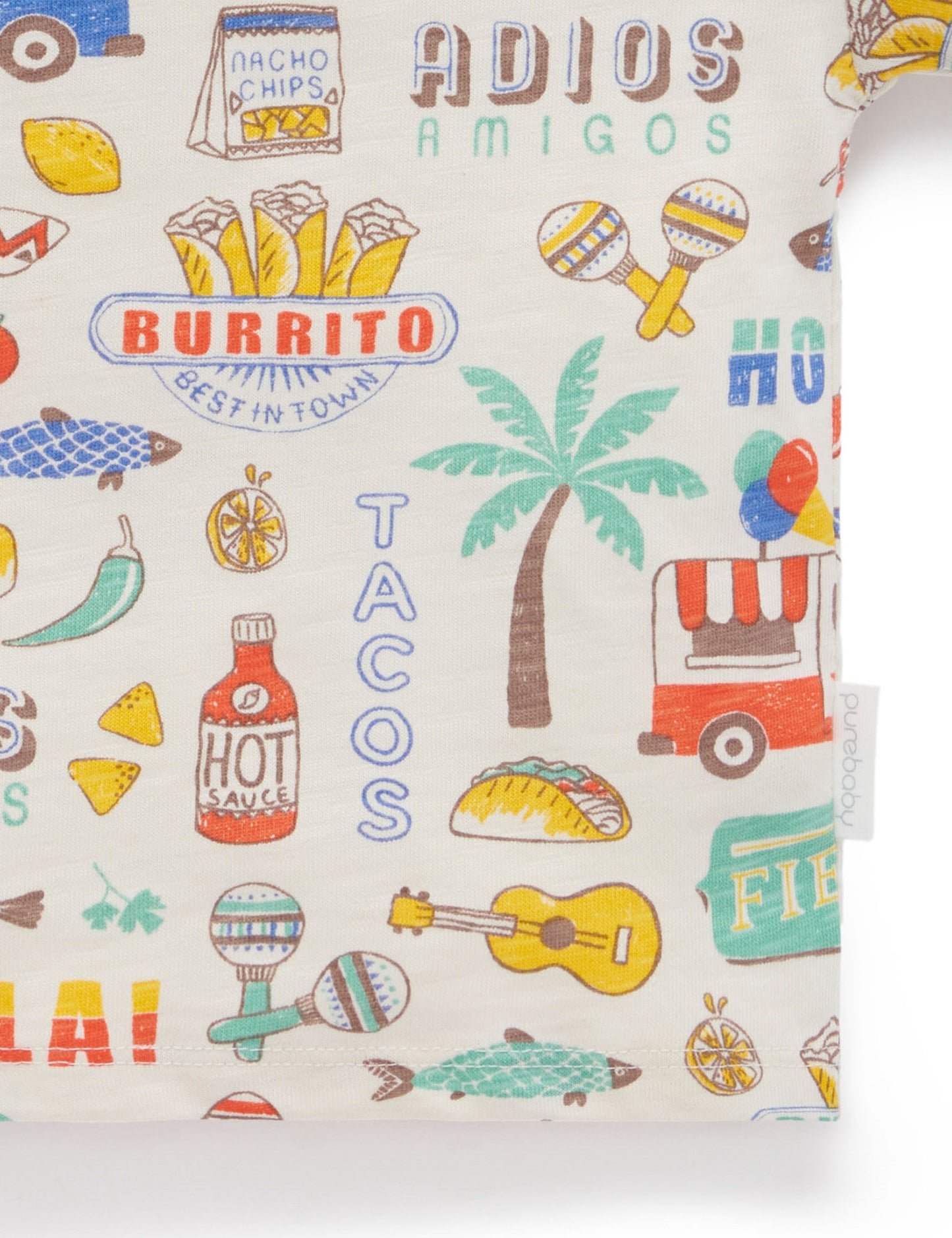 Purebaby ピュアベビー FIESTA OVERSIZED TEE PB2020S25