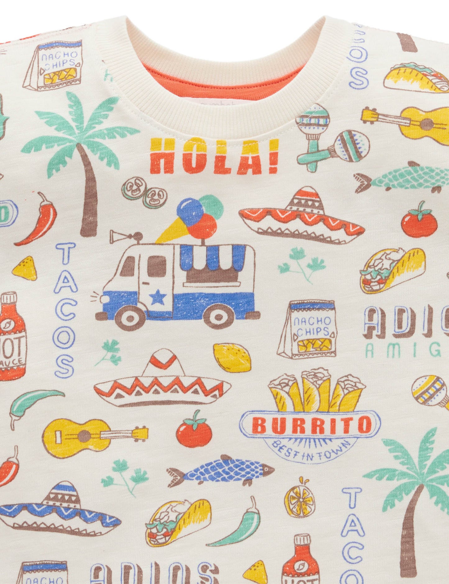 Purebaby ピュアベビー FIESTA OVERSIZED TEE PB2020S25