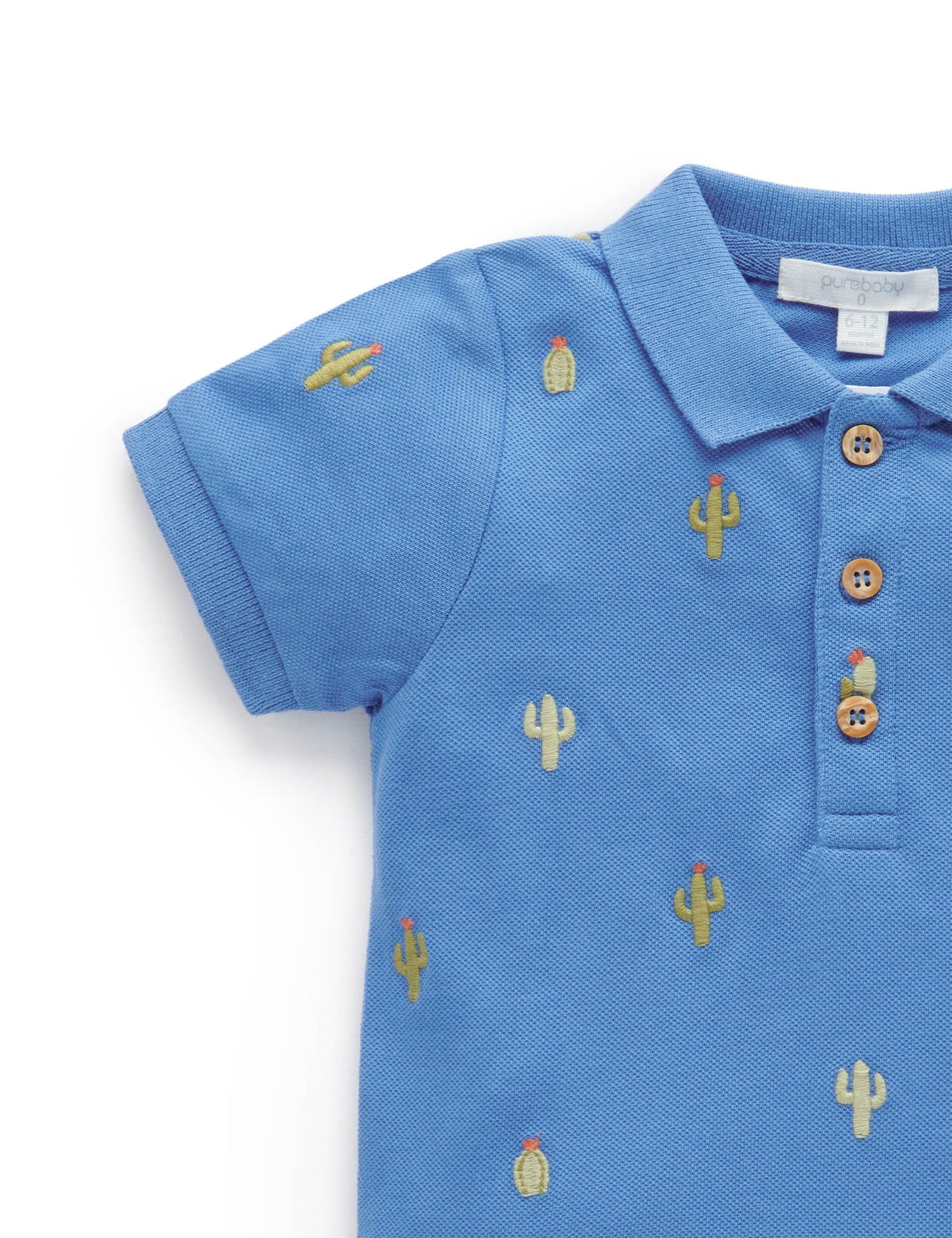 Purebaby ピュアベビー CACTI POLO PB2029S23