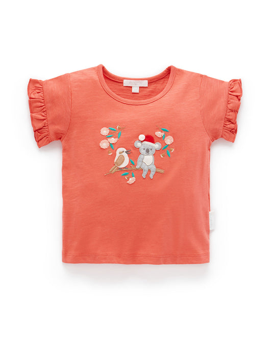 Purebaby ピュアベビー CHRISTMAS MORNING TSHIRT PD3000S23