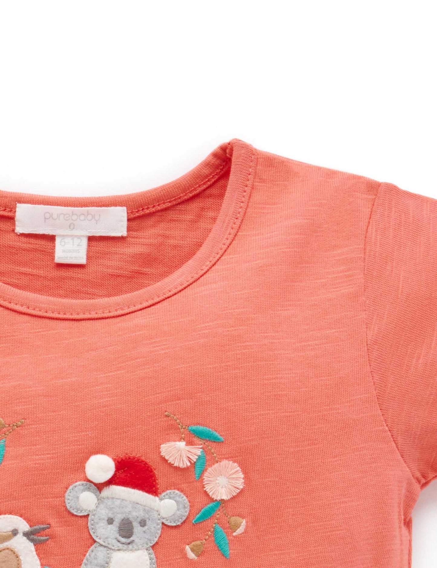 Purebaby ピュアベビー CHRISTMAS MORNING TSHIRT PD3000S23