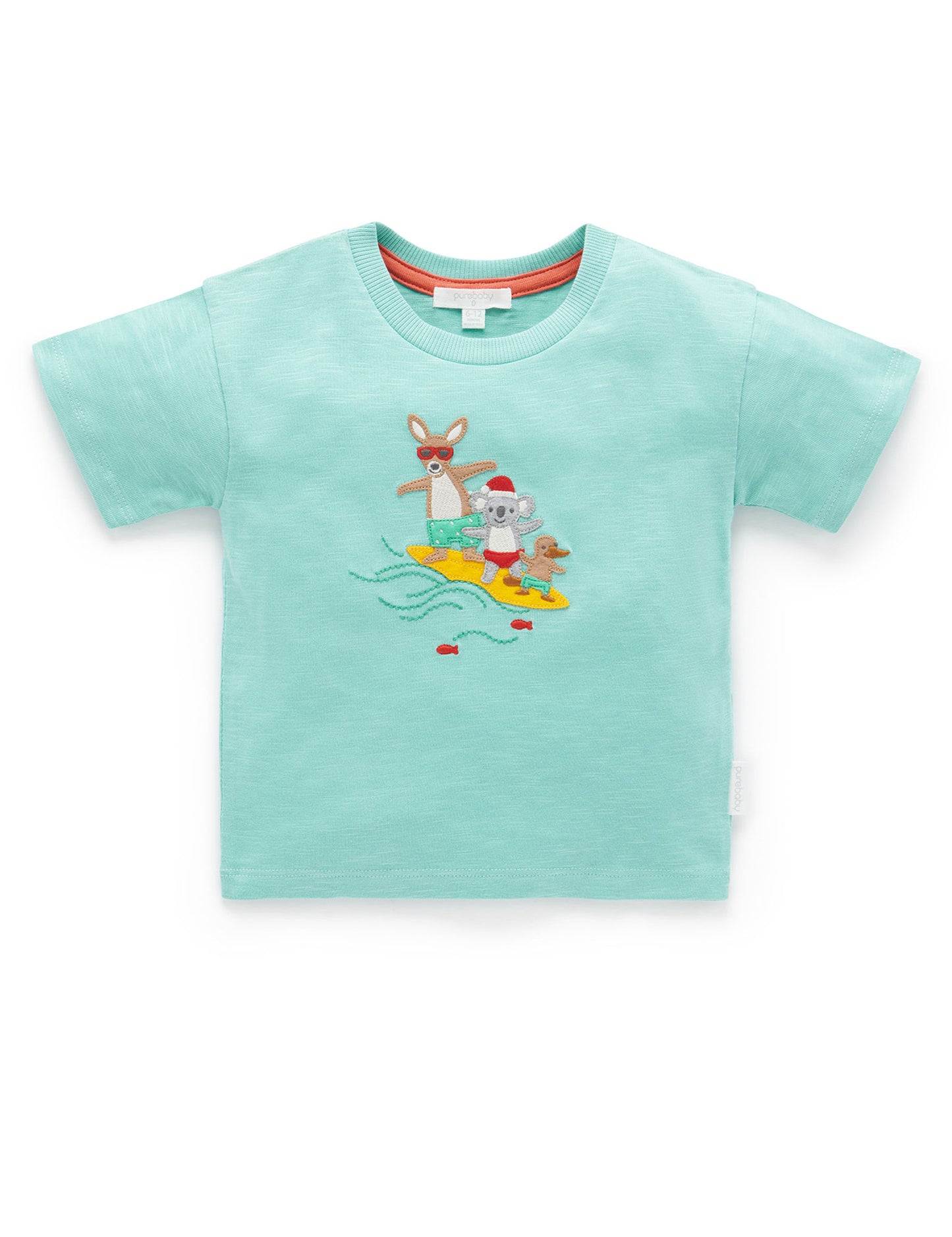 Purebaby ピュアベビー CHRISTMAS SURFERS T SHIRT PD3011S23