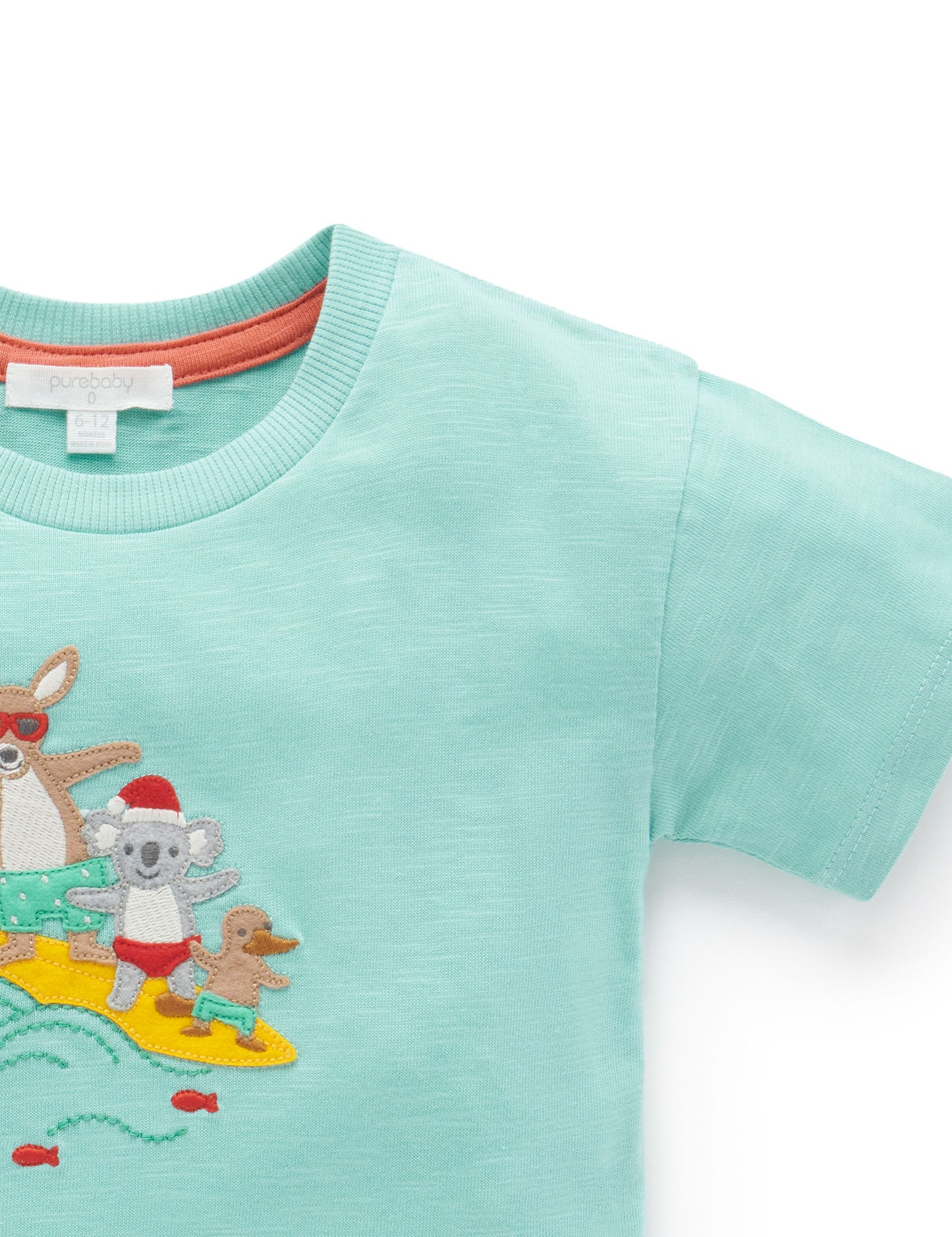 Purebaby ピュアベビー CHRISTMAS SURFERS T SHIRT PD3011S23