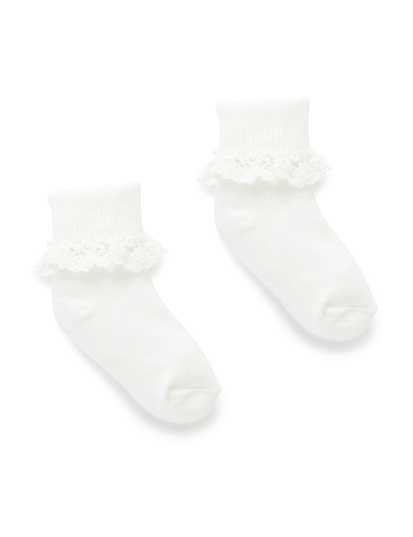 Purebaby ピュアベビー LACE SOCK PE1021ES