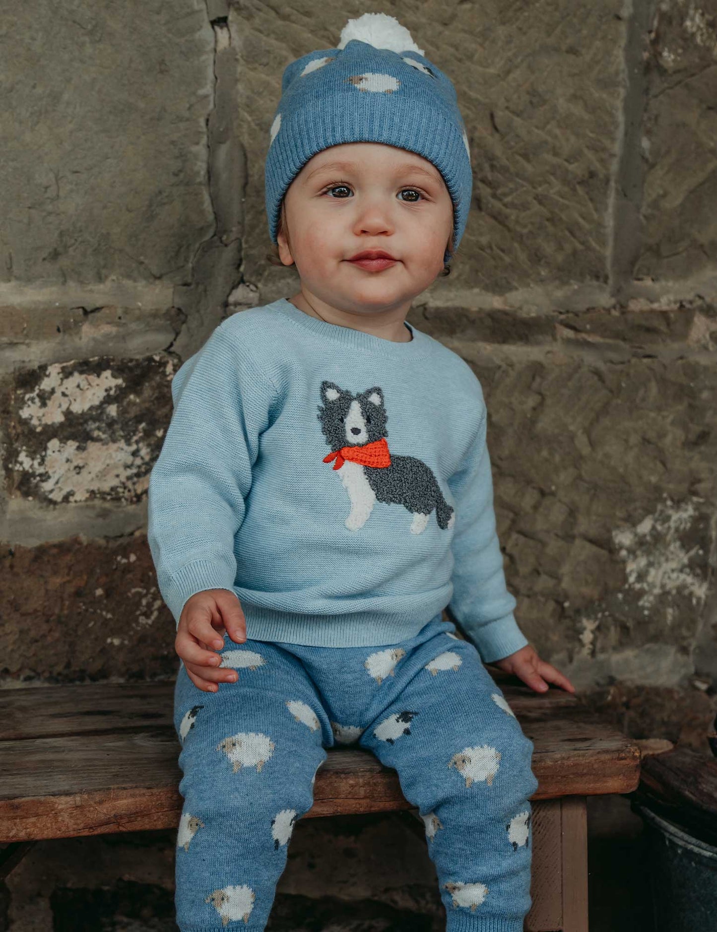 Purebaby ピュアベビー ON THE FARM JUMPER PN1004W25