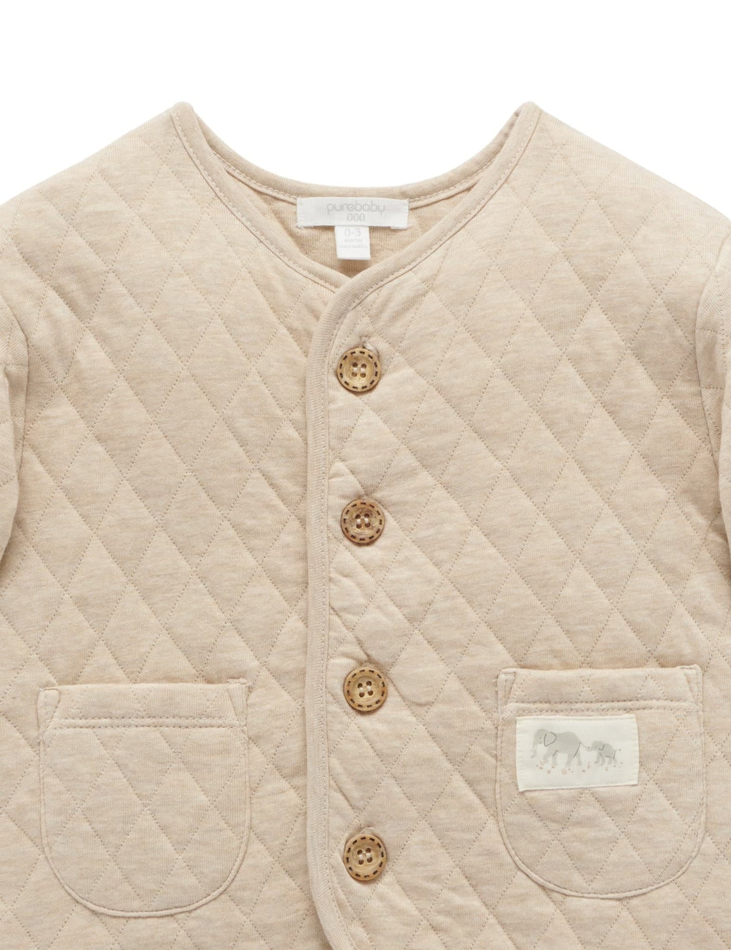 Purebaby ピュアベビー LIGHT QUILTED JACKET 	 PN1007S23