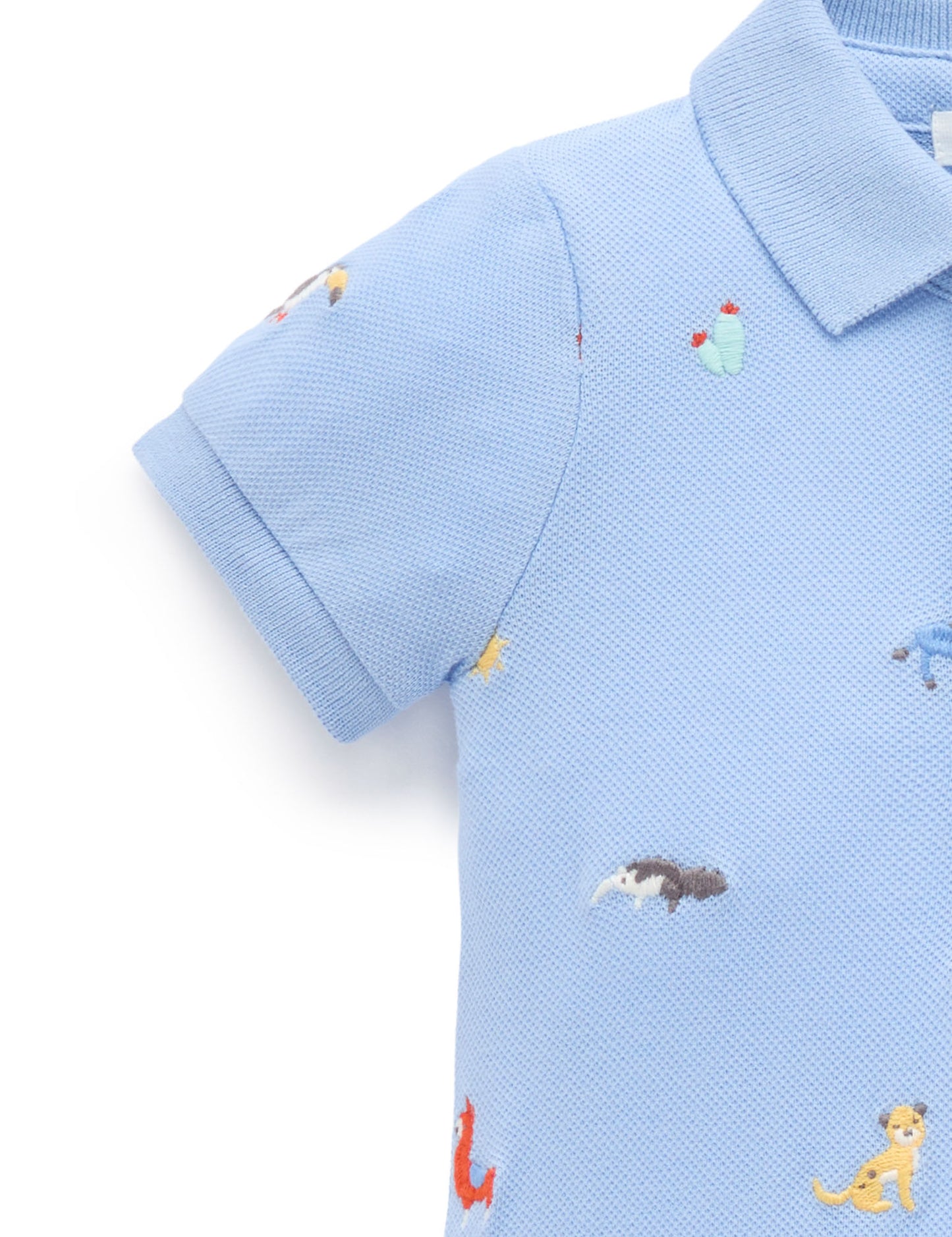 Purebaby ピュアベビー POLO GROWSUIT PN1040S25