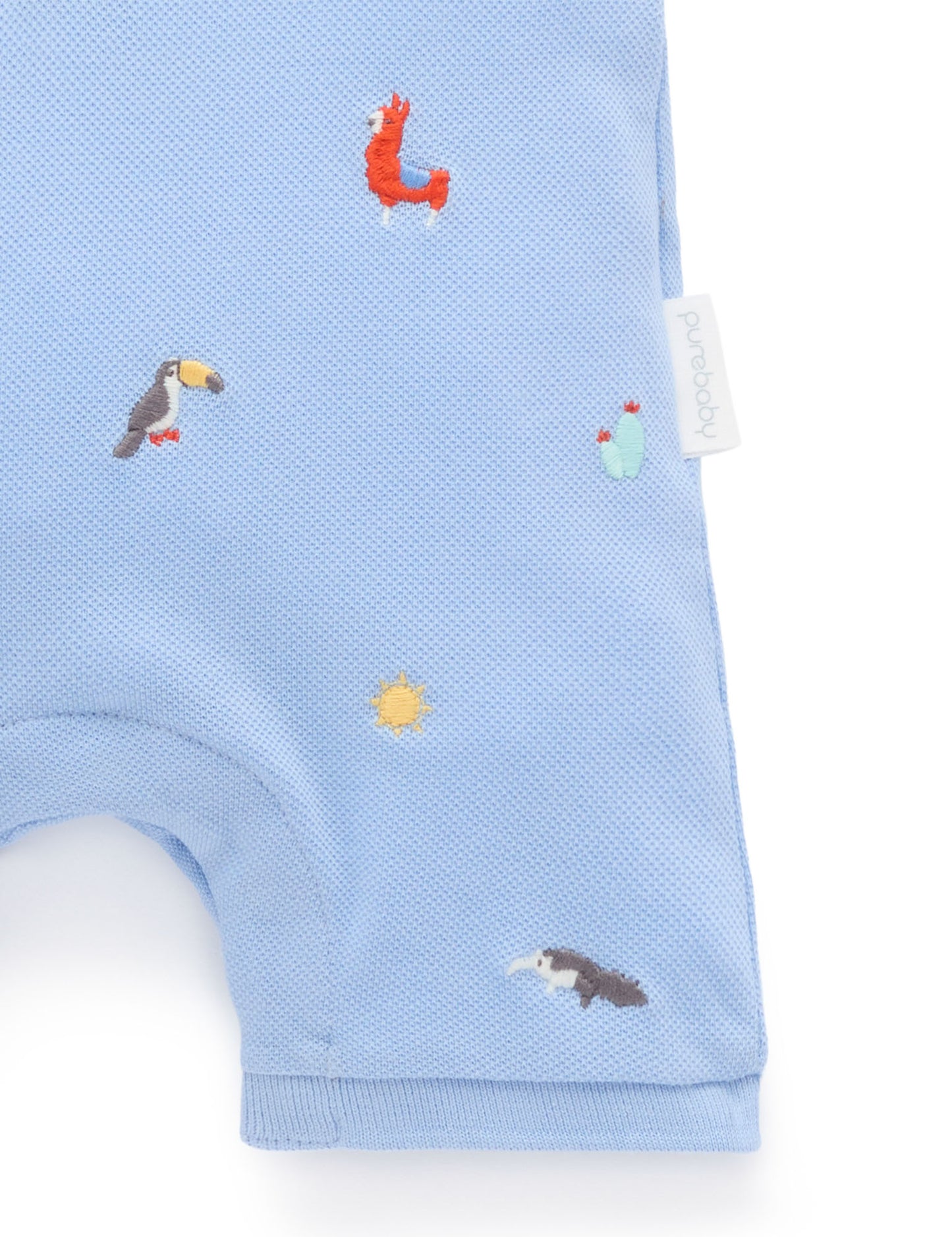 Purebaby ピュアベビー POLO GROWSUIT PN1040S25
