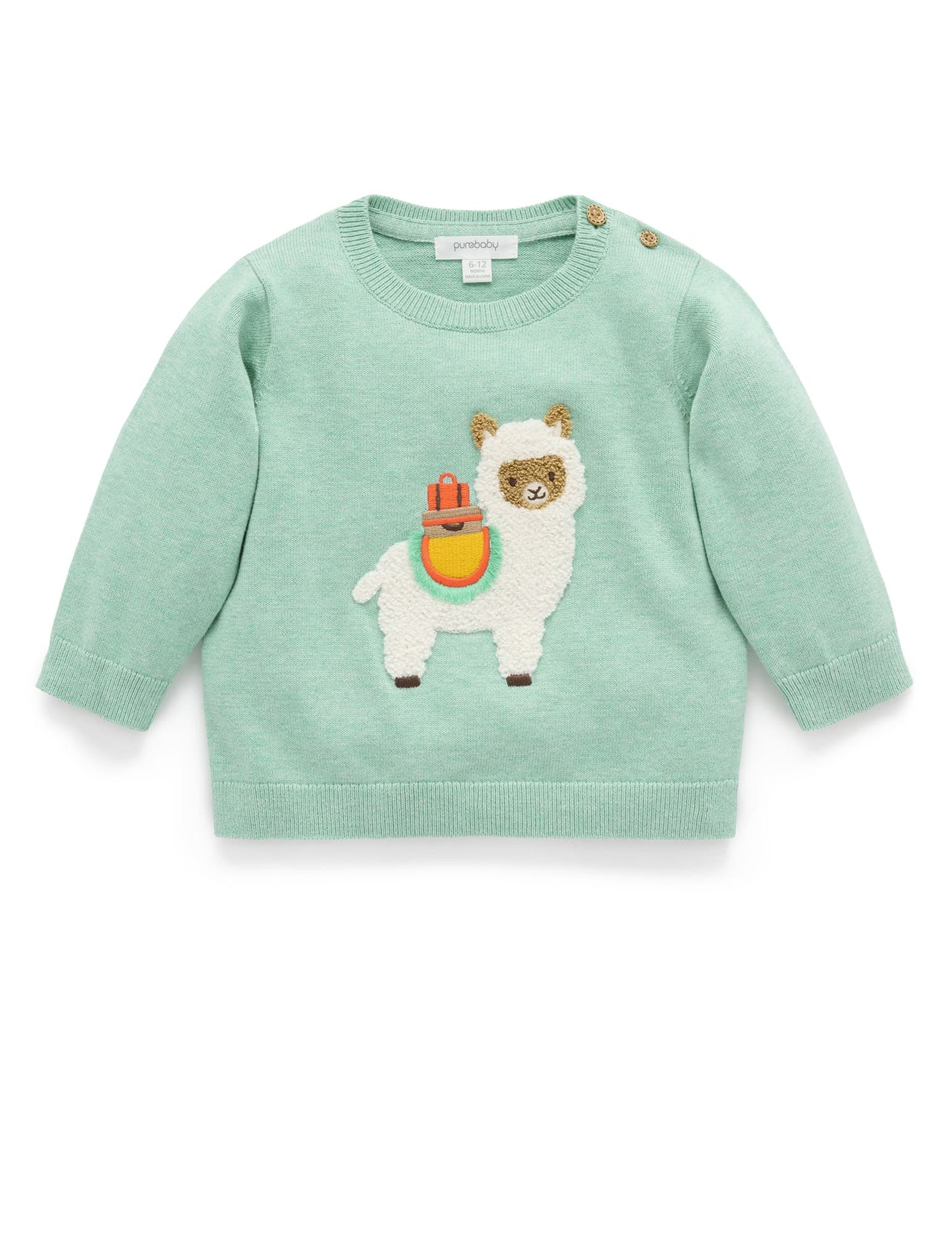 Purebaby ピュアベビー LLAMA JUMPER PN1061S25