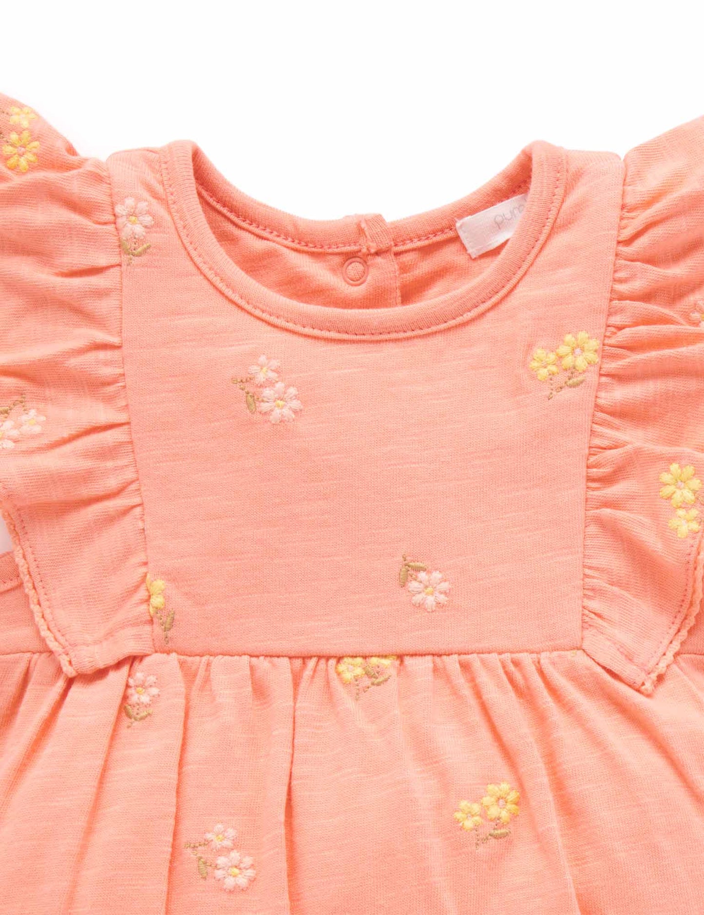 Purebaby ピュアベビー EMBROIDERED ROMPER PN2001S23
