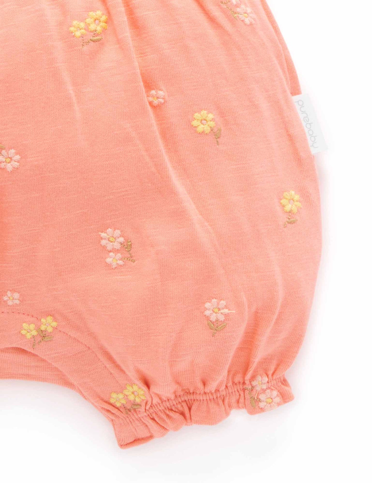 Purebaby ピュアベビー EMBROIDERED ROMPER PN2001S23