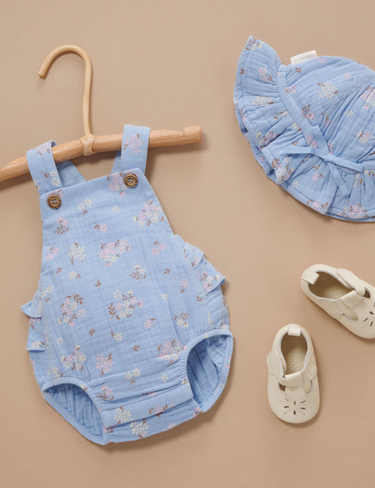 Purebaby ピュアベビー DAISY RUFFLE ROMPER PN2015S23