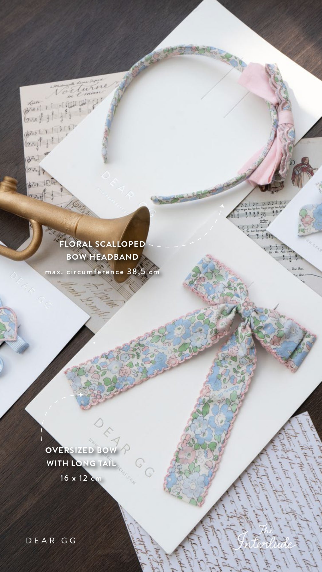 DearGG OVERSIZED BOW WITH LONG TAILS