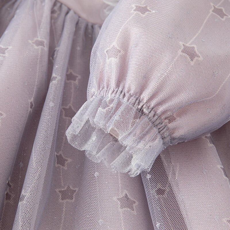 dave&bella Dave Bella Flower Corsage Light Purple Dress DB3236241