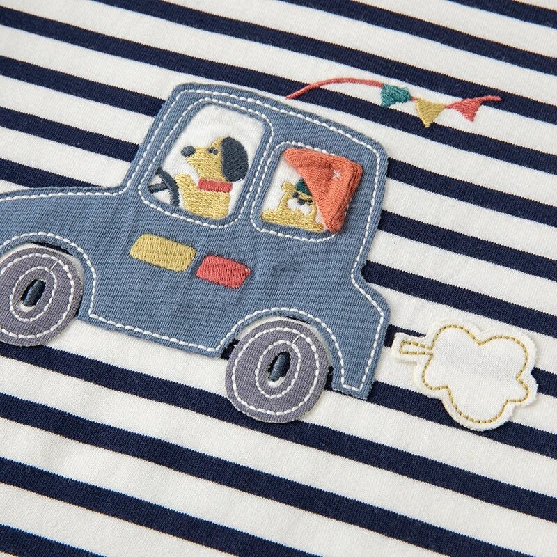 dave&bella デイブベラ ドライブアニマルTシャツ&ハーフパンツセット DB2234690