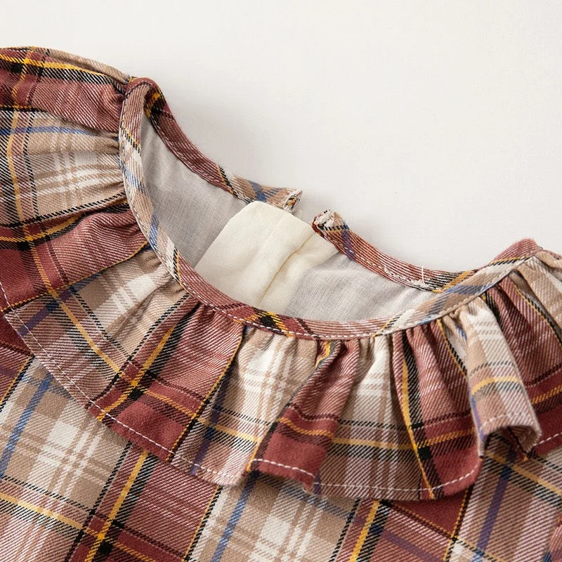 dave&bella Dave Bella Red Check One Piece DB3236935