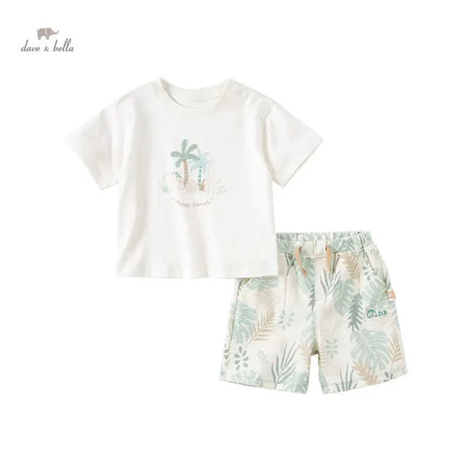 【130cm last one】dave&bella デイブベラ アニマルフォレストデザインセットアップ DB2235052