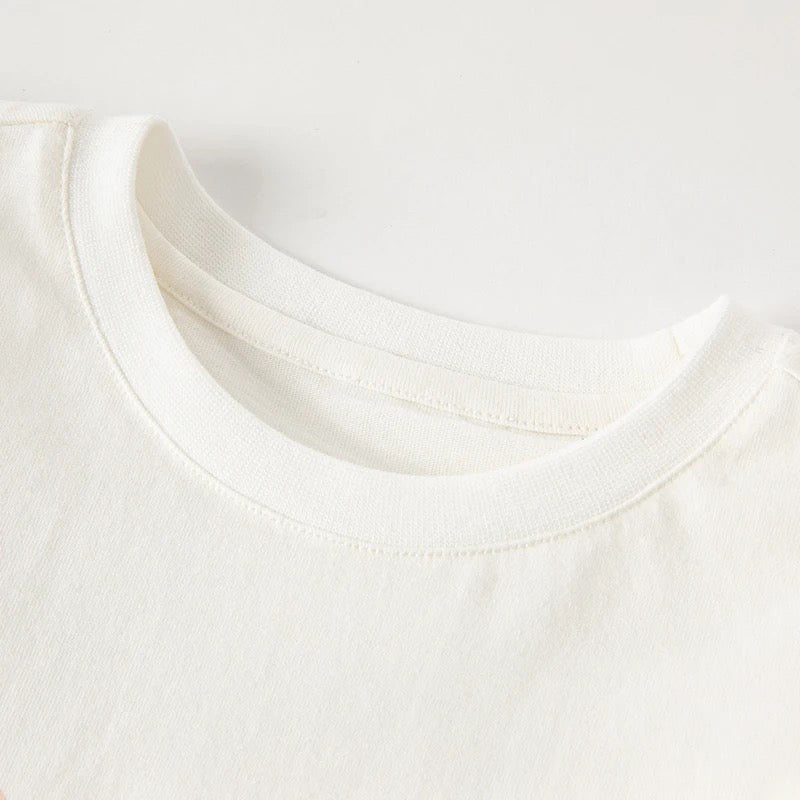 dave&bella デイブベラ フラワーバッグデザインチュールスリーブトップス DB2234138