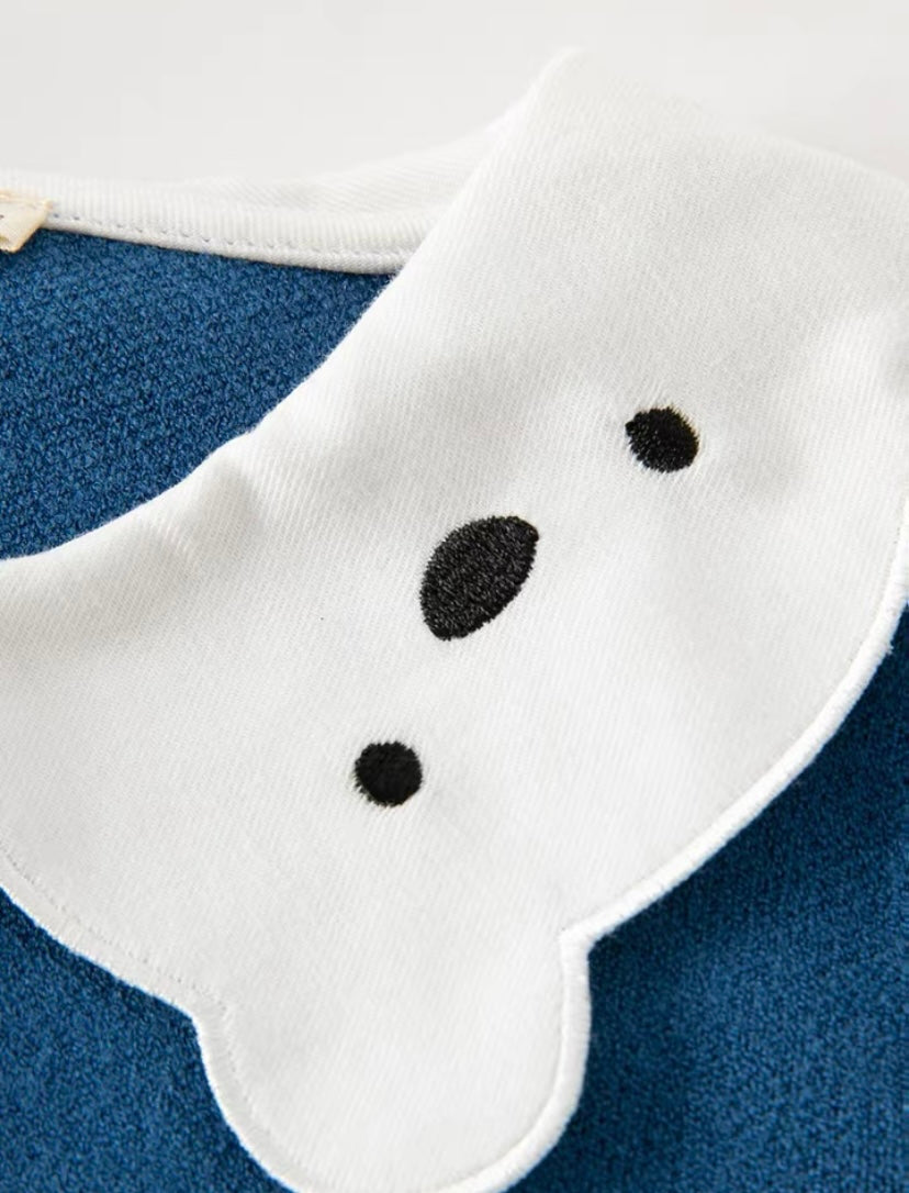 【73cm last one】dave&bella デイブベラ シロクマ襟カーディガン DB3236929