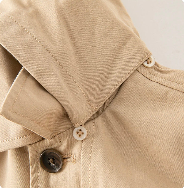 【80cm last one】dave&bella デイブベラ くまみみフードトレンチコート DB3237114