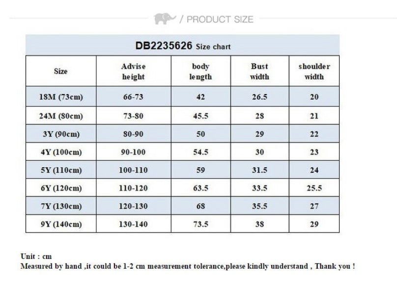 dave&bella Dave Bella Flower embroidery hem ruffle design dress DB2235626 90cm