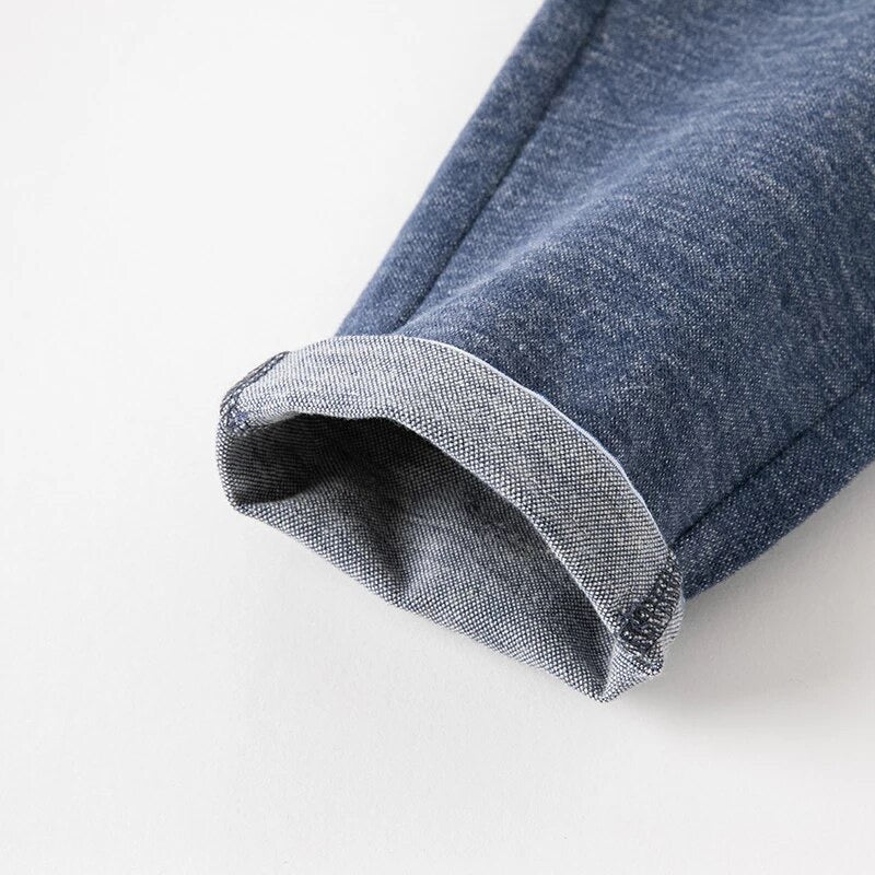 dave&bella デイブベラ ネクタイ付きブルーシャツドッキングトップス&パンツセット DB1230339 90cm