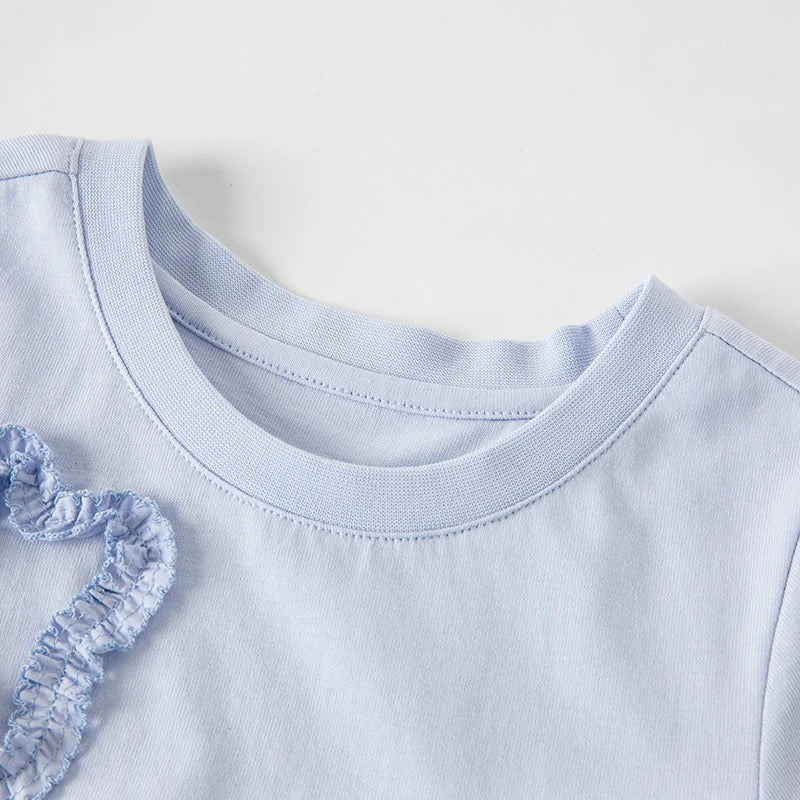 dave&bella デイブベラ 切り替えデザインブルーワンピース DB2235196