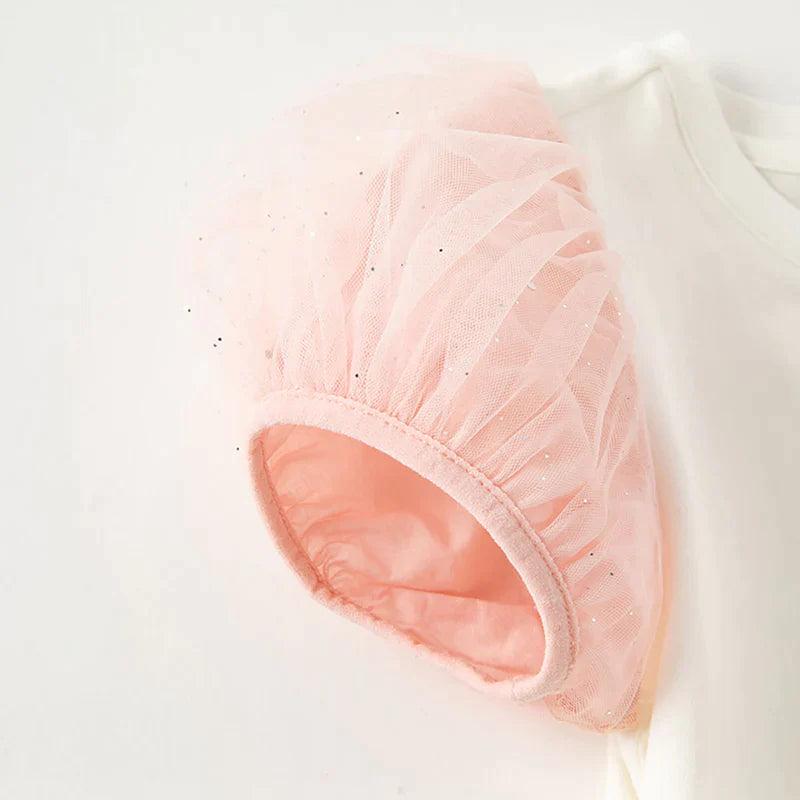 dave&bella Dave Bella Ice Cream Design Tulle Sleeve Tops DB2234079