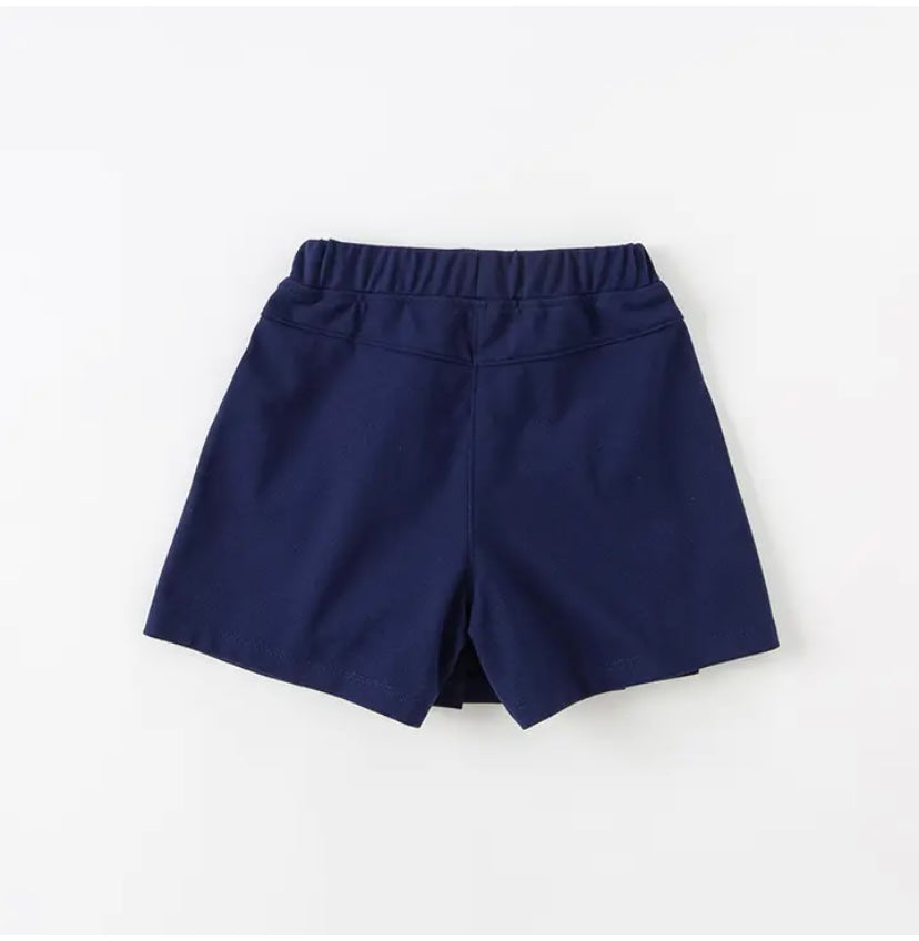 dave&bella デイブベラ うさちゃん刺繍プリーツスカートパンツ DB2235520