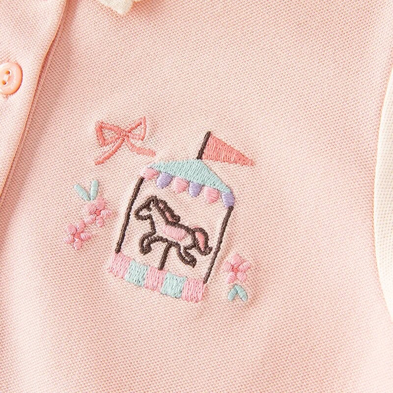 dave&bella Dave Bella merry-go-round embroidery tops DB3236558