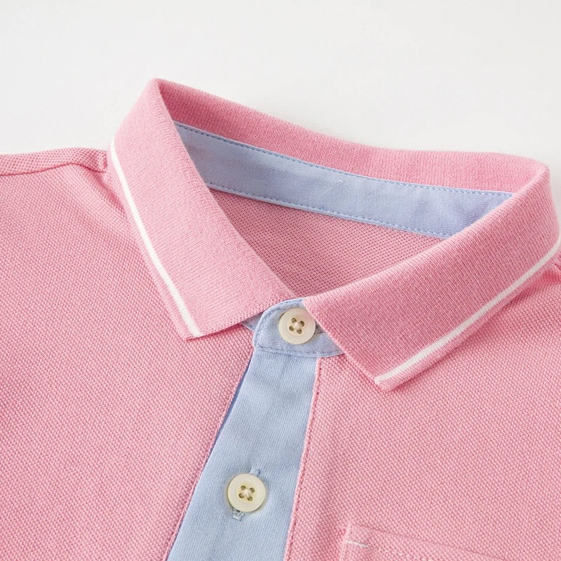 dave&bella Dave Bella tie style design polo shirt DB2234107