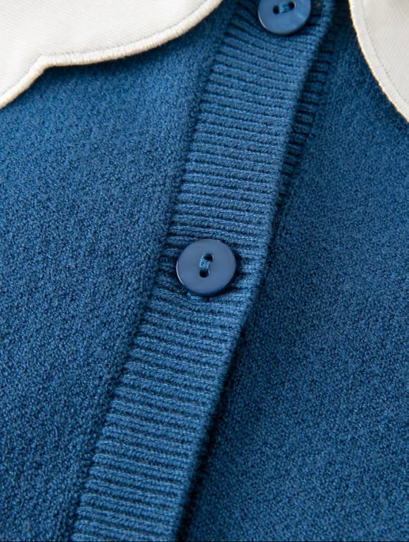 【73cm last one】dave&bella デイブベラ シロクマ襟カーディガン DB3236929