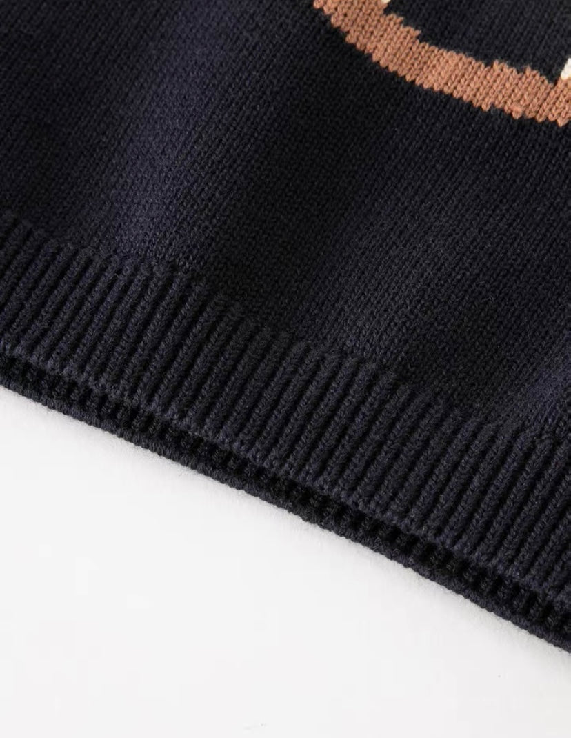 【73cm last one】dave&bella デイブベラ 木馬デザインベスト DB3236719