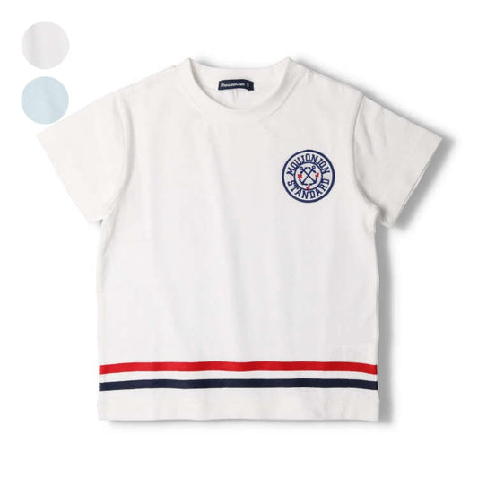 moujonjon ムージョンジョン  アンカーワッペンTシャツ