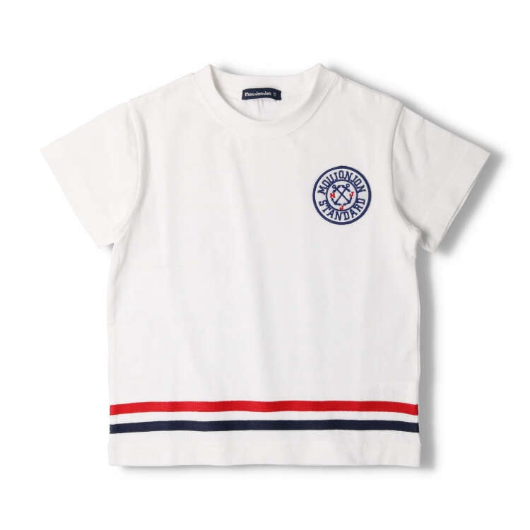 moujonjon ムージョンジョン  アンカーワッペンTシャツ