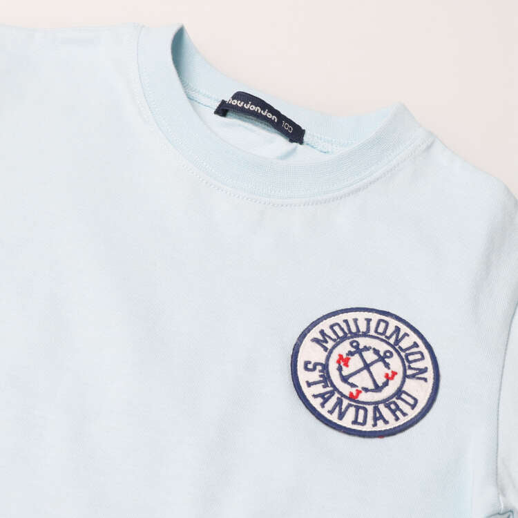 moujonjon ムージョンジョン  アンカーワッペンTシャツ