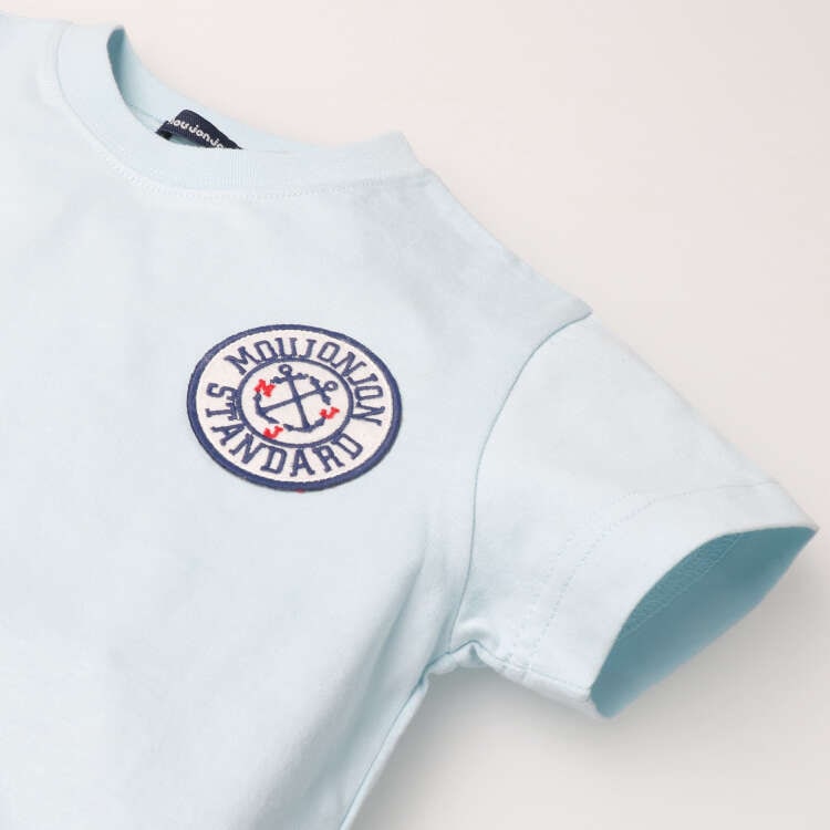 moujonjon ムージョンジョン  アンカーワッペンTシャツ