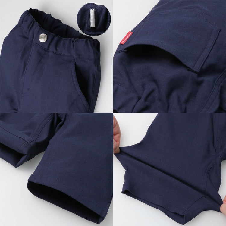 moujonjon  ストレッチツイル6分丈ハーフパンツ