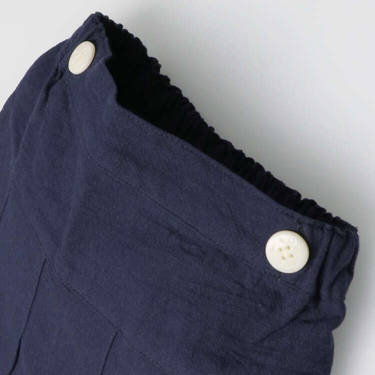 moujonjon プリーツスカート風3分丈ショートパンツ