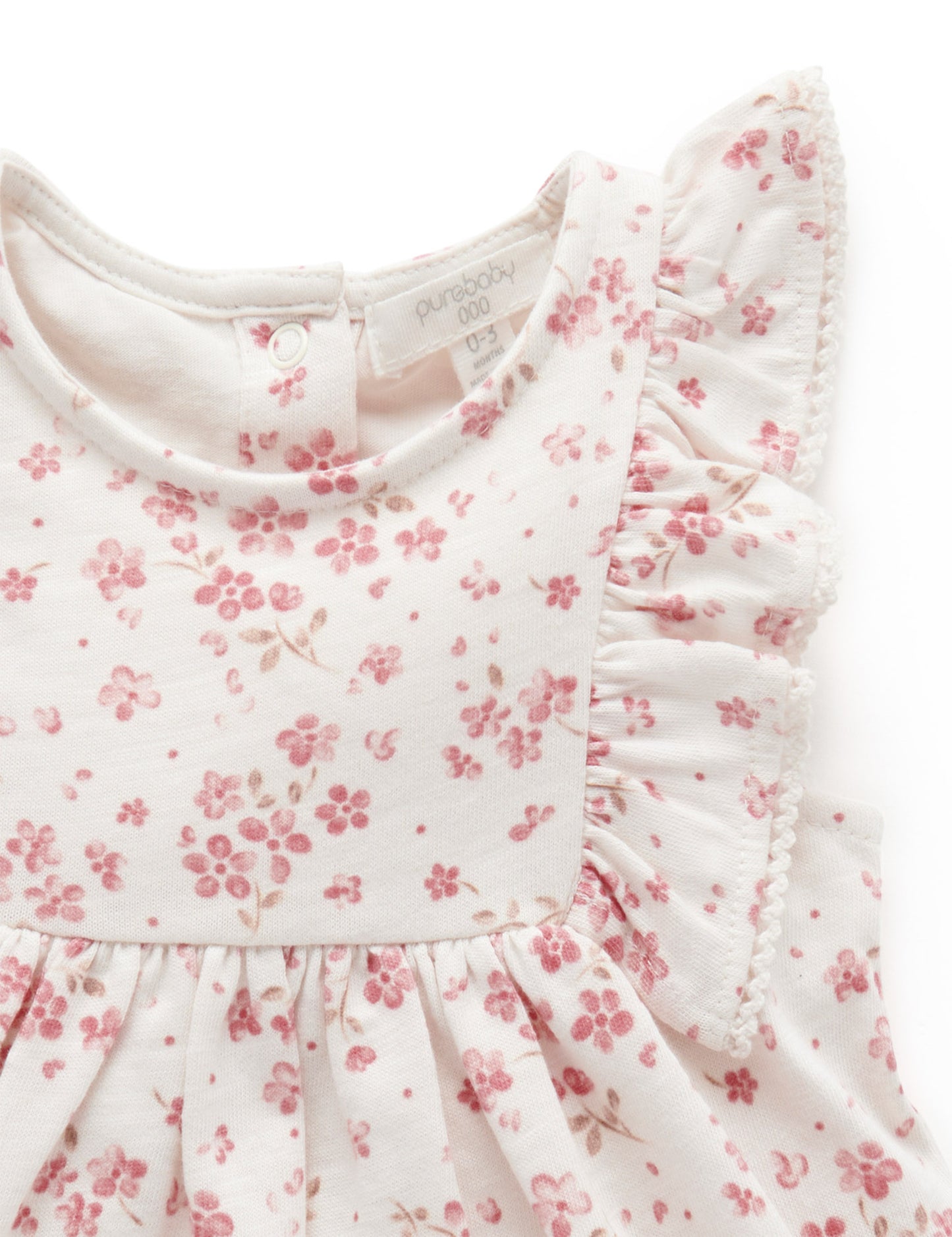 Purebaby Purebaby RUFFLE DRESS PN1065W22