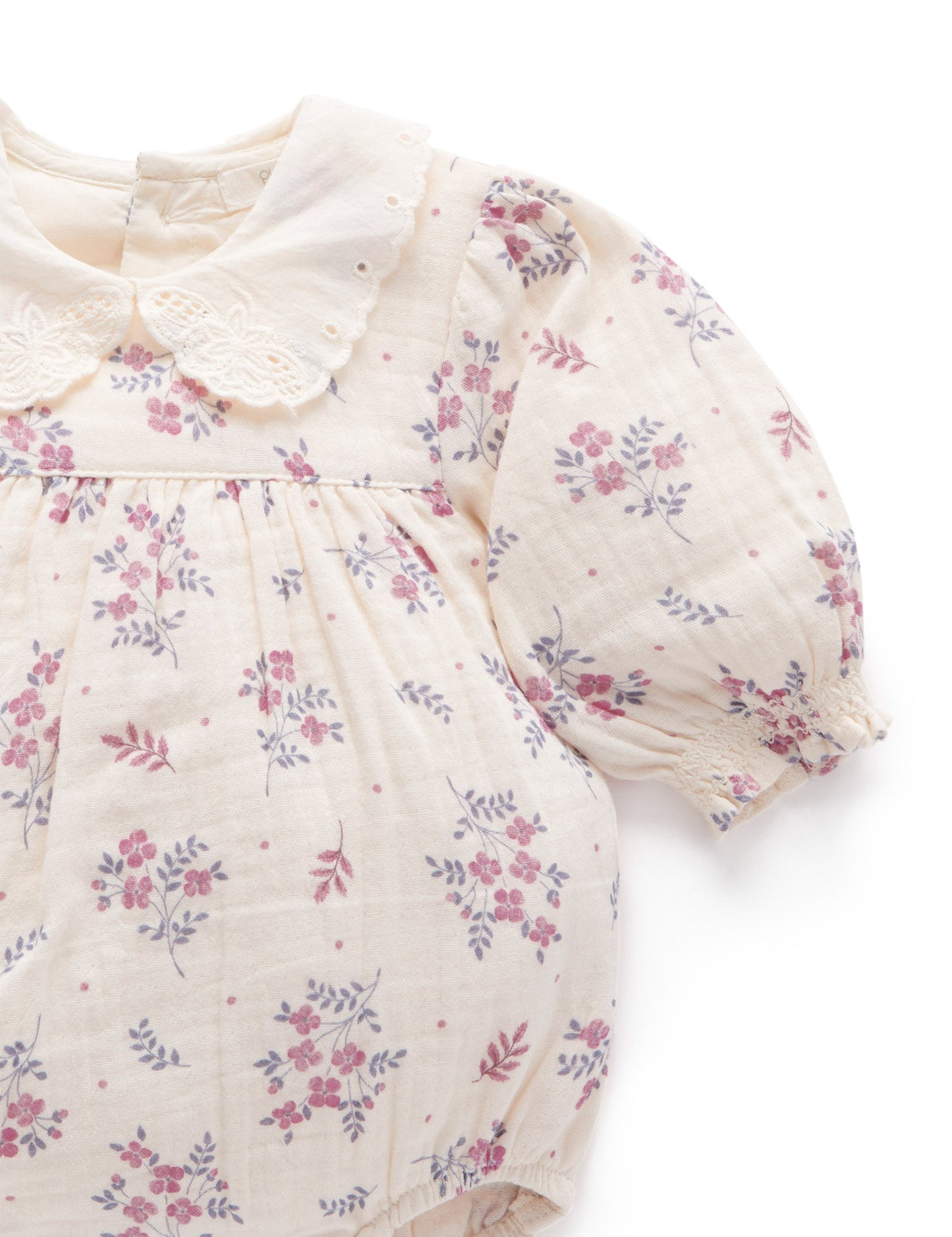 Purebaby Purebaby CRINKLE COTTON BODYSUIT PN1012W23