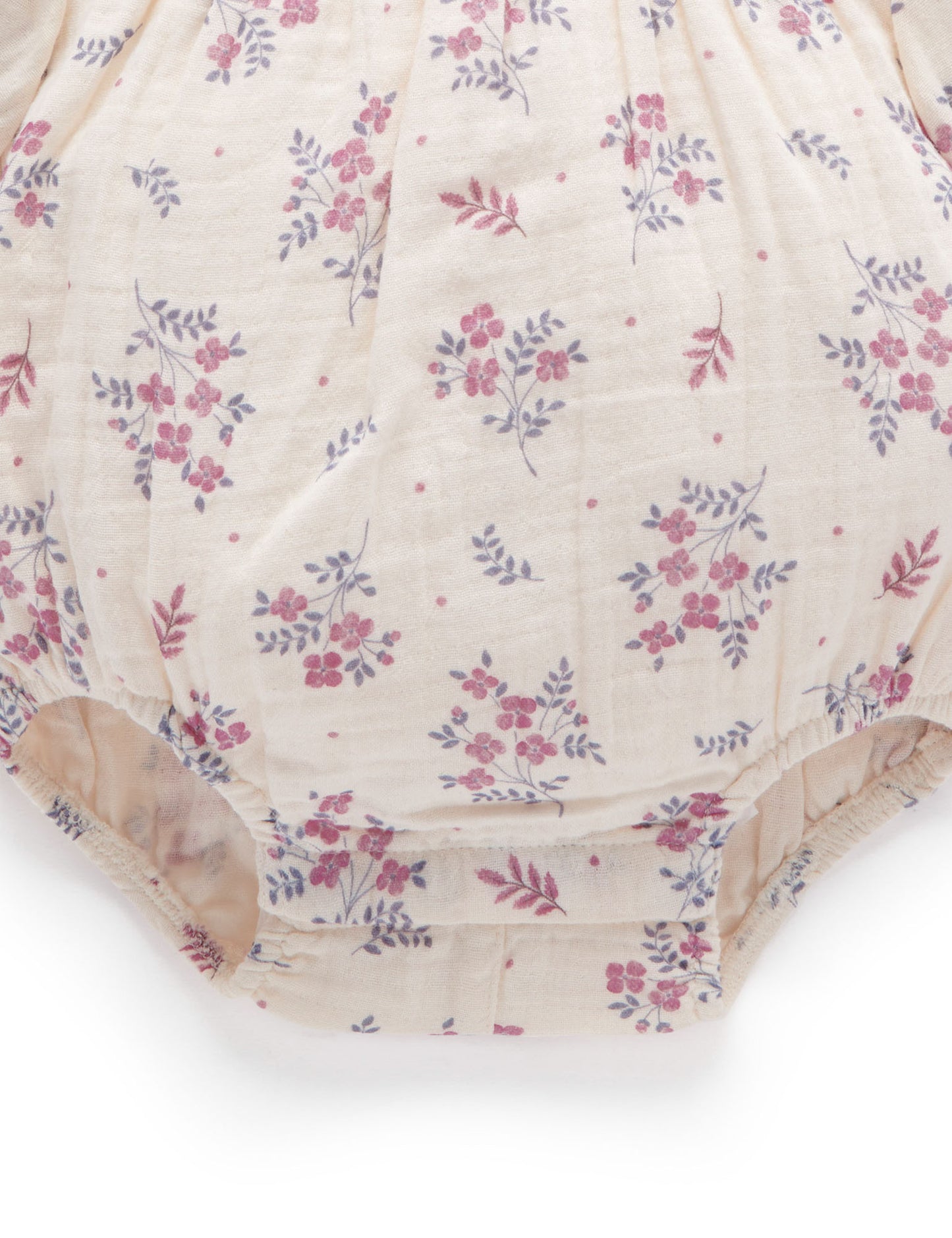 Purebaby Purebaby CRINKLE COTTON BODYSUIT PN1012W23