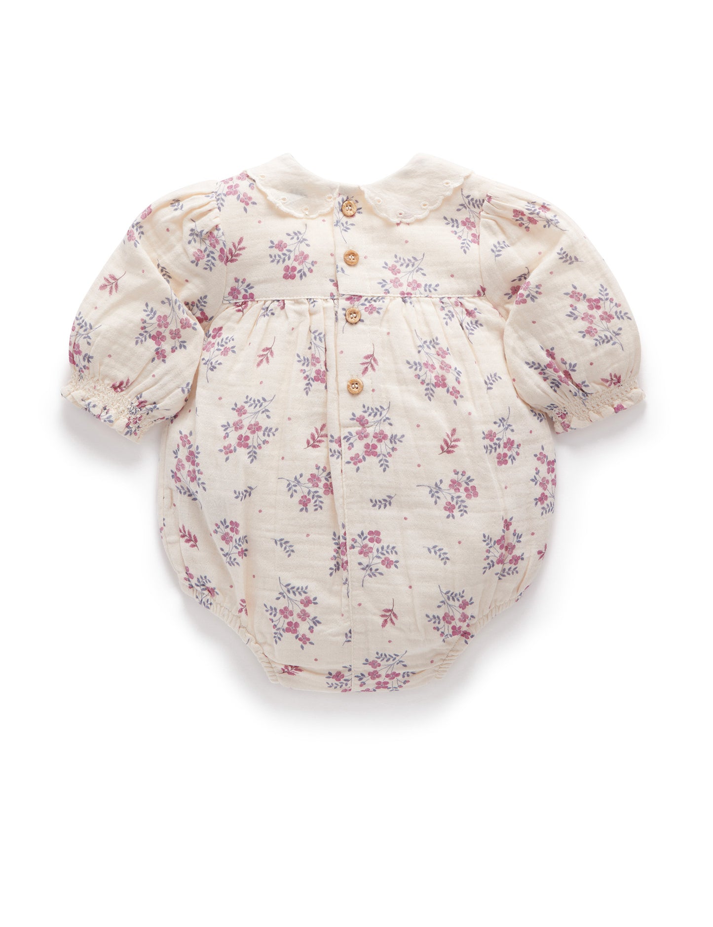 Purebaby Purebaby CRINKLE COTTON BODYSUIT PN1012W23
