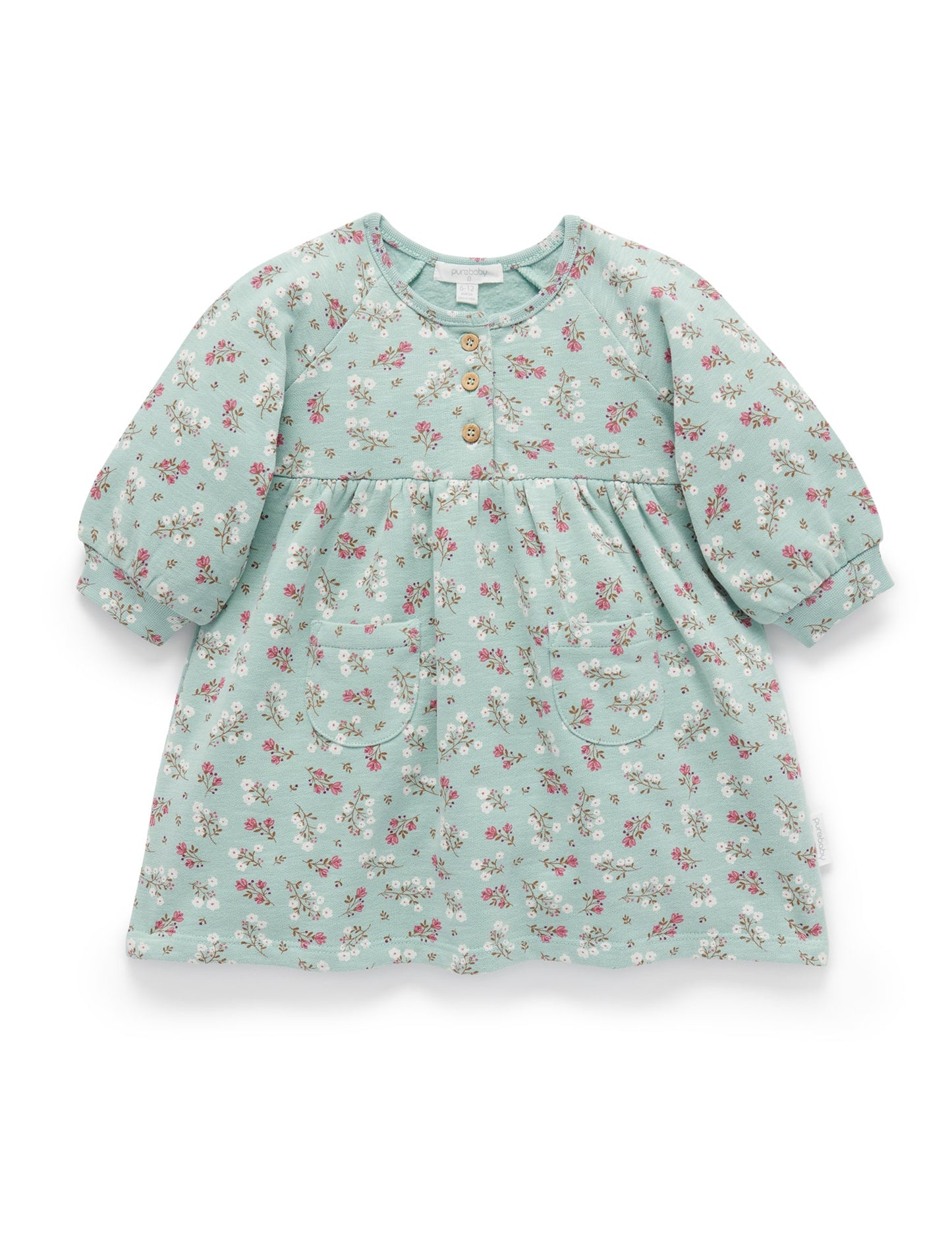 Purebaby Pure baby FLEECE DRESS PB2024W23