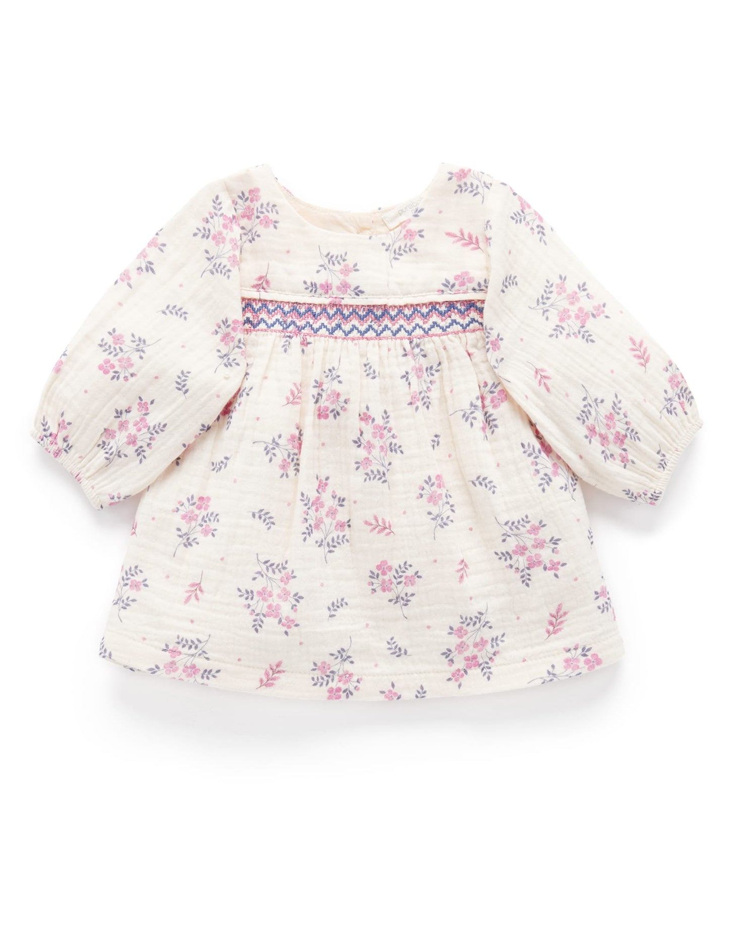 Purebaby Purebaby SMOCKED DRESS PN1016W23