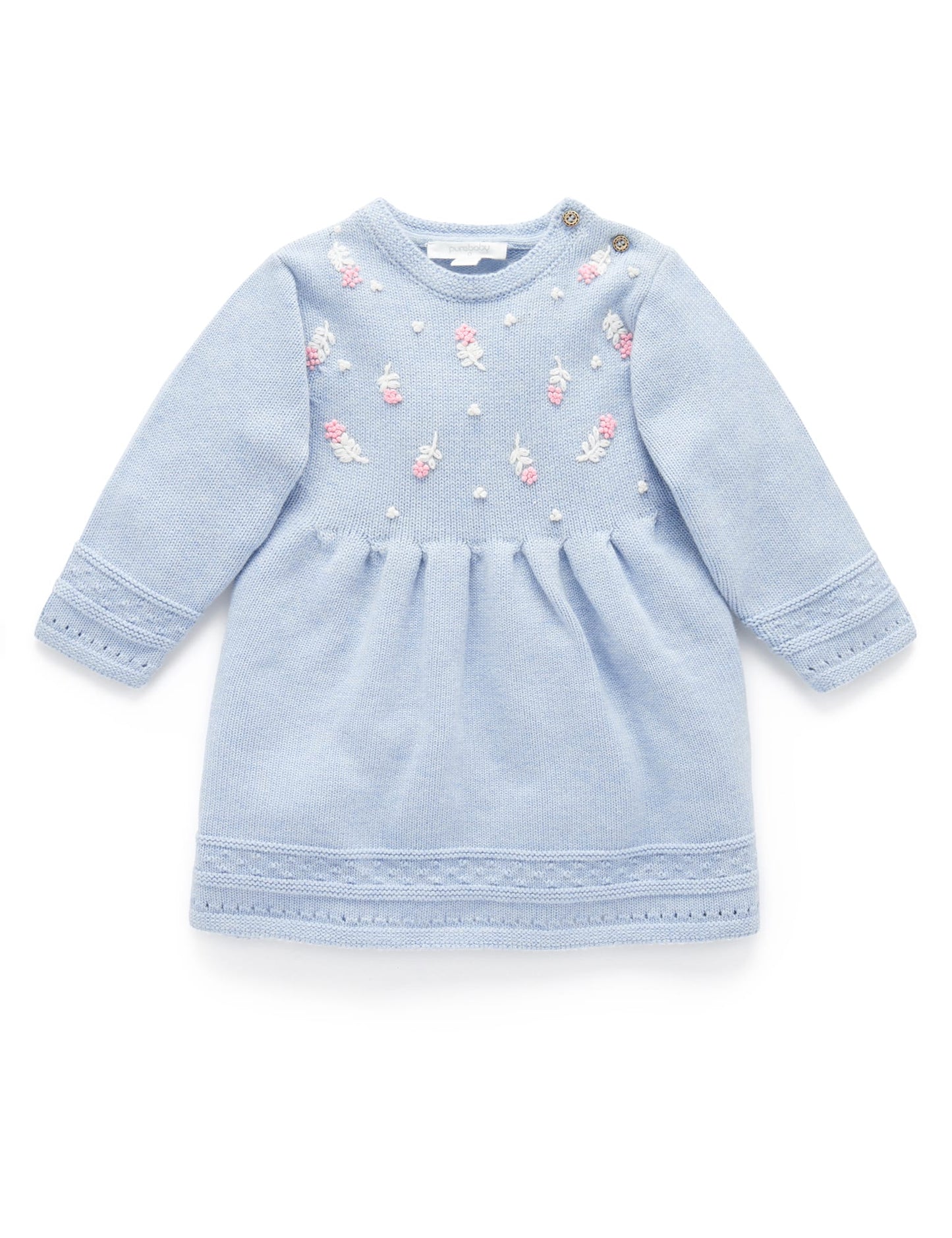Purebaby Pure Baby WINTER FLOWER DRESS PB1041W23
