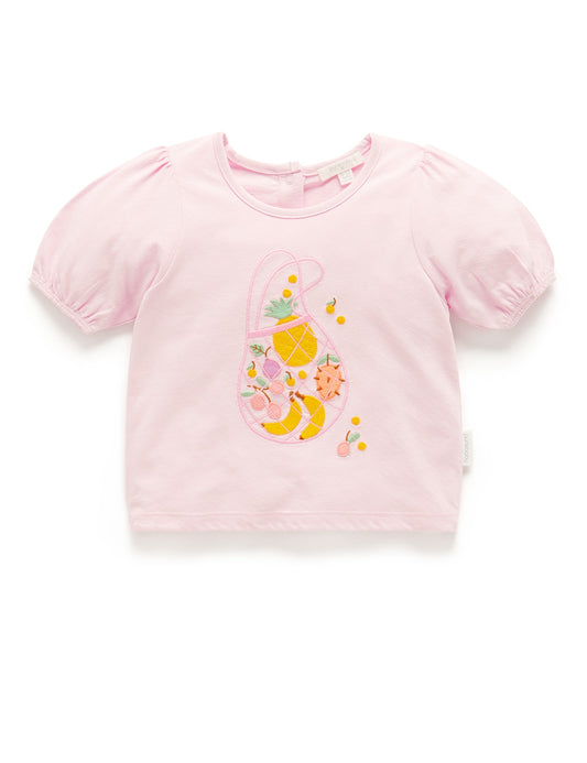 Purebaby ピュアベビー PUFF SLEEVE TEE PB1007S23