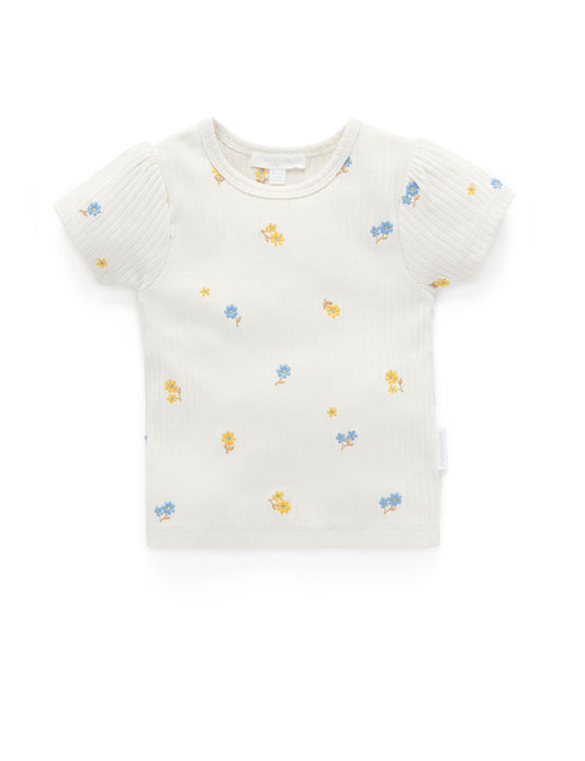 Purebaby ピュアベビー EMBROIDERED TEE PB2012S23