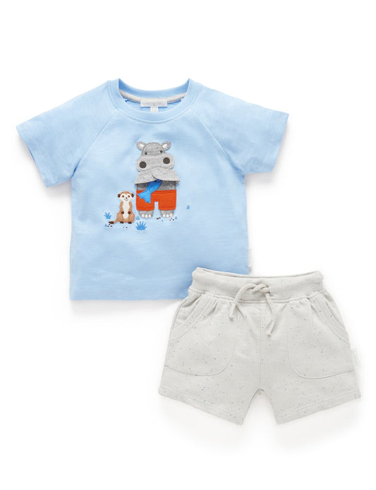 Purebaby ピュアベビー HAPPY HIPPO SET PD2009S23
